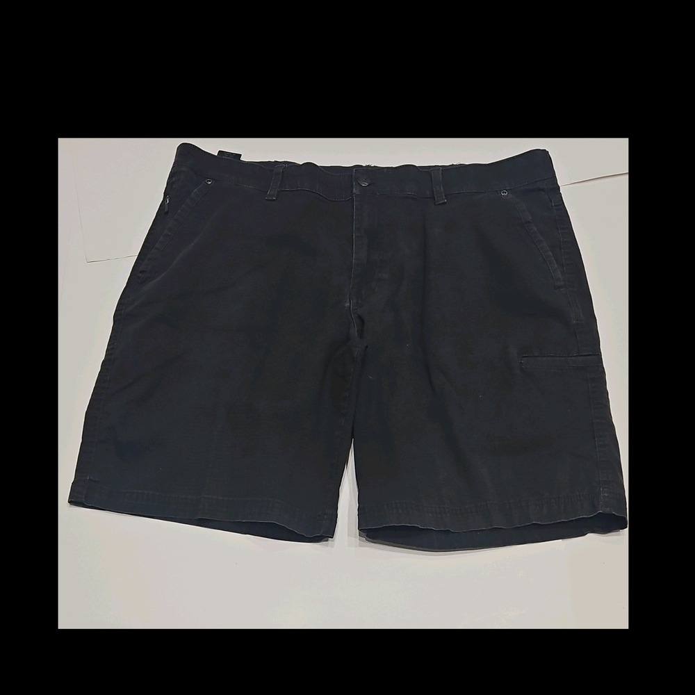 Weatherproof Vintage Mens Black Ripstop Cargo Shorts Size 38 Steel W15509SC